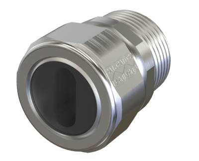 UF Connector Steel USA Front View American Fittings