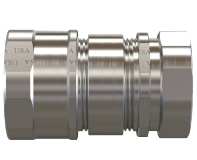 Zinc Die Cast Morris 15089 Screw-In Coupling for Greenfield/Flex Conduit 2 Thread Size 2 Thread Size Morris Product Zinc Die Cast Morris 15089 Screw-In Coupling for Greenfield/Flex Conduit 2 Thread Size 2 Thread Size Morris Product
